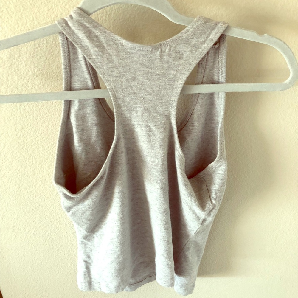 Racer back crop tank